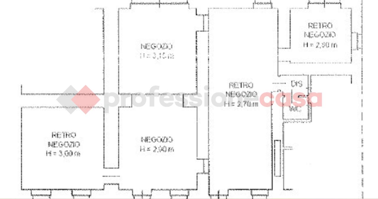 Negozio in Via Maestra Riva 48, Pinerolo, {3} - Planimetria 1