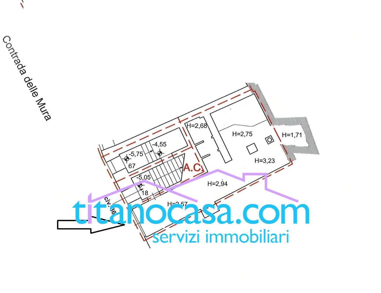 Negozio in Contrda delle Mura 36, San Marino, {3} - Planimetria 1