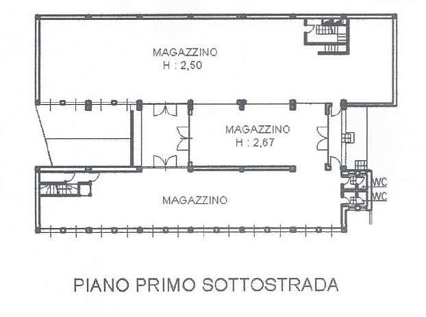 Capannone in Via Vittorio Veneto, Cirimido, {3} - Planimetria 1