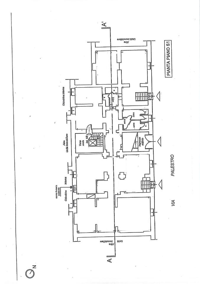 Negozio in Via Palestro, Roma, {3} - Planimetria 1