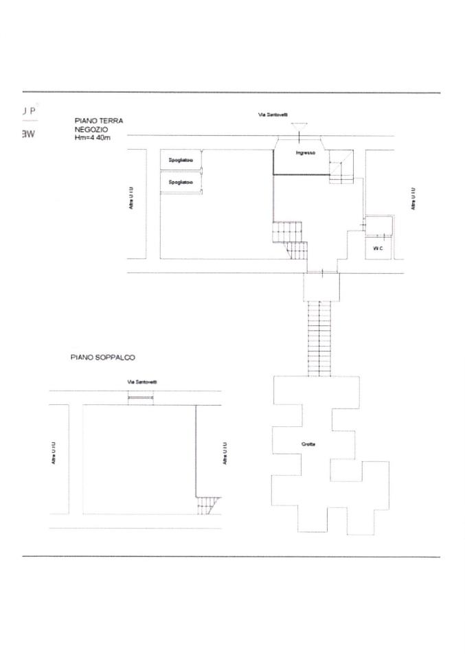 Negozio in Via Antonio Santovetti, Grottaferrata, {3} - Planimetria 1
