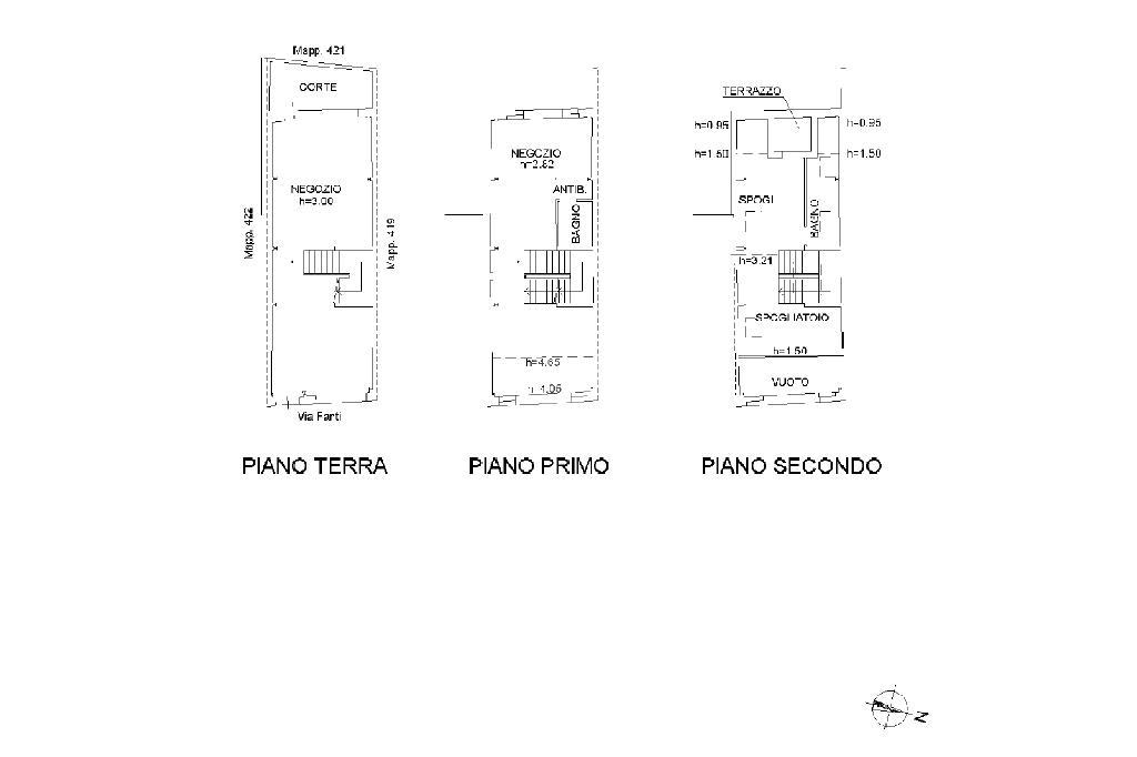 Negozio in Via Manfredo Fanti 4, Ravenna, {3} - Planimetria 1