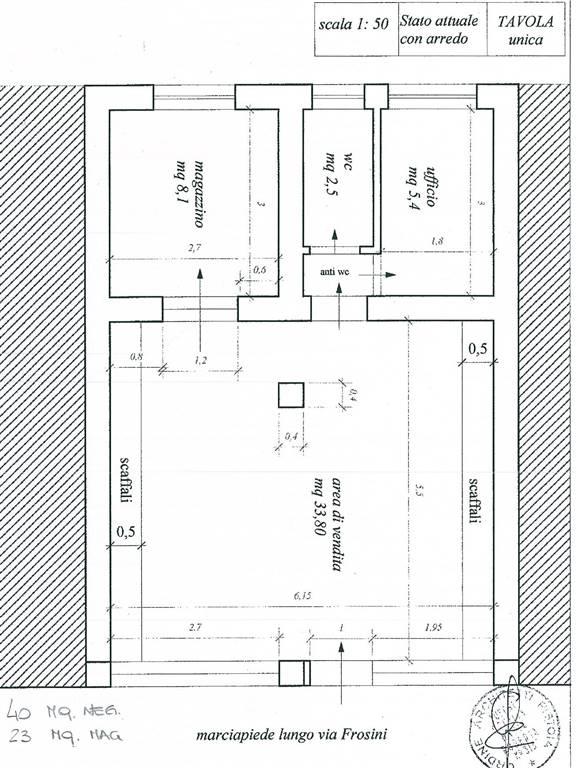 Negozio in , Pistoia, {3} - Planimetria 1