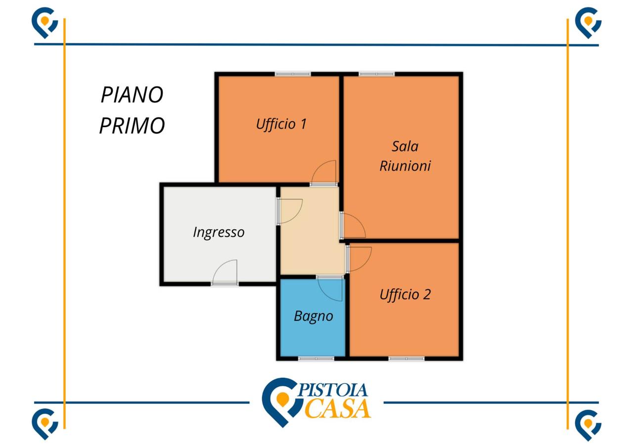 Ufficio in , Pistoia, {3} - Planimetria 1