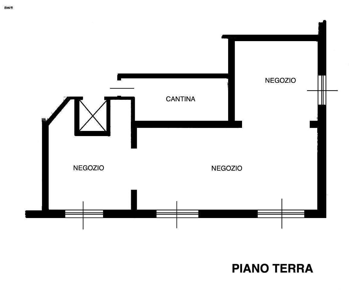 Negozio in {3}, Via Nonantolana - Planimetria 1