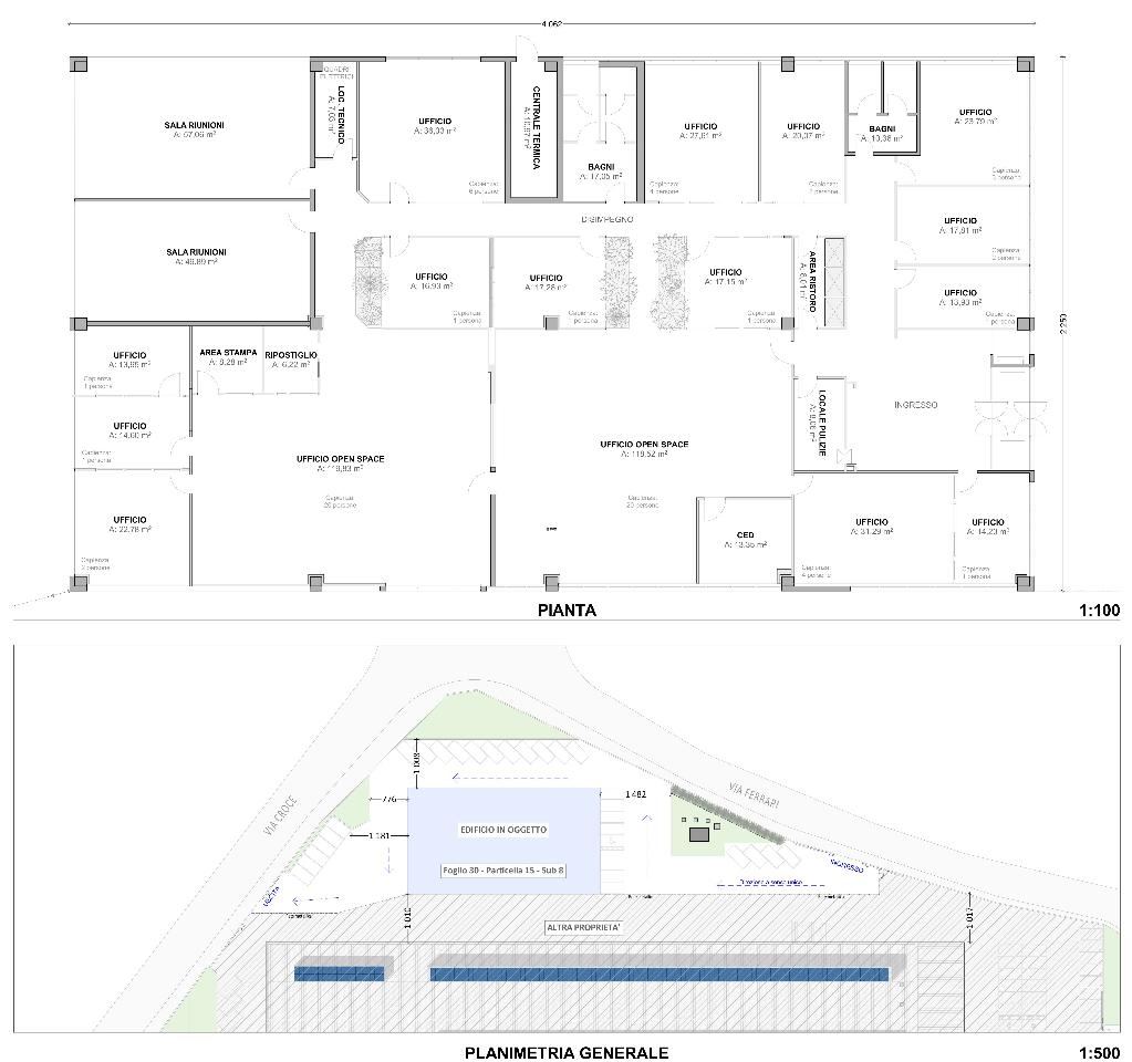 Ufficio in Ad.Ze Coop Bilanciai, Campogalliano, {3} - Planimetria 1