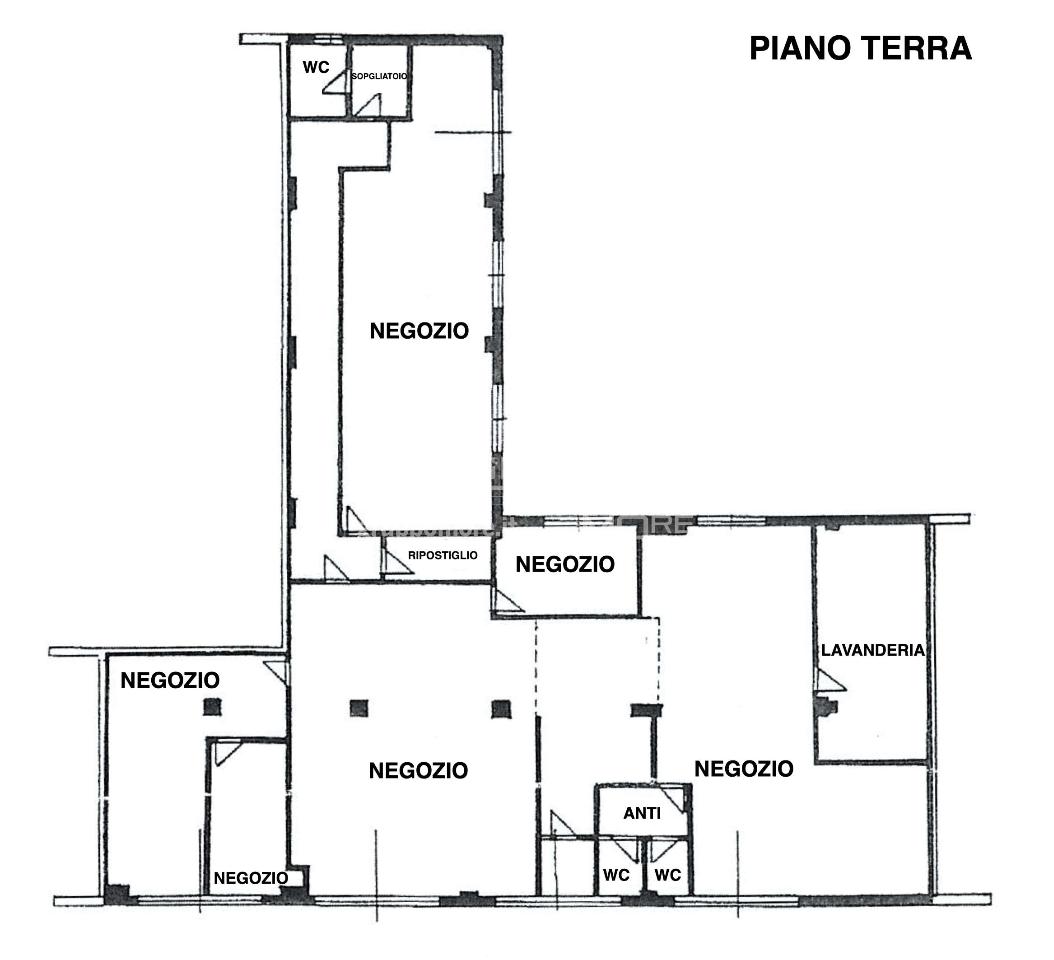 Negozio in Viale Gramsci, Modena, {3} - Planimetria 1