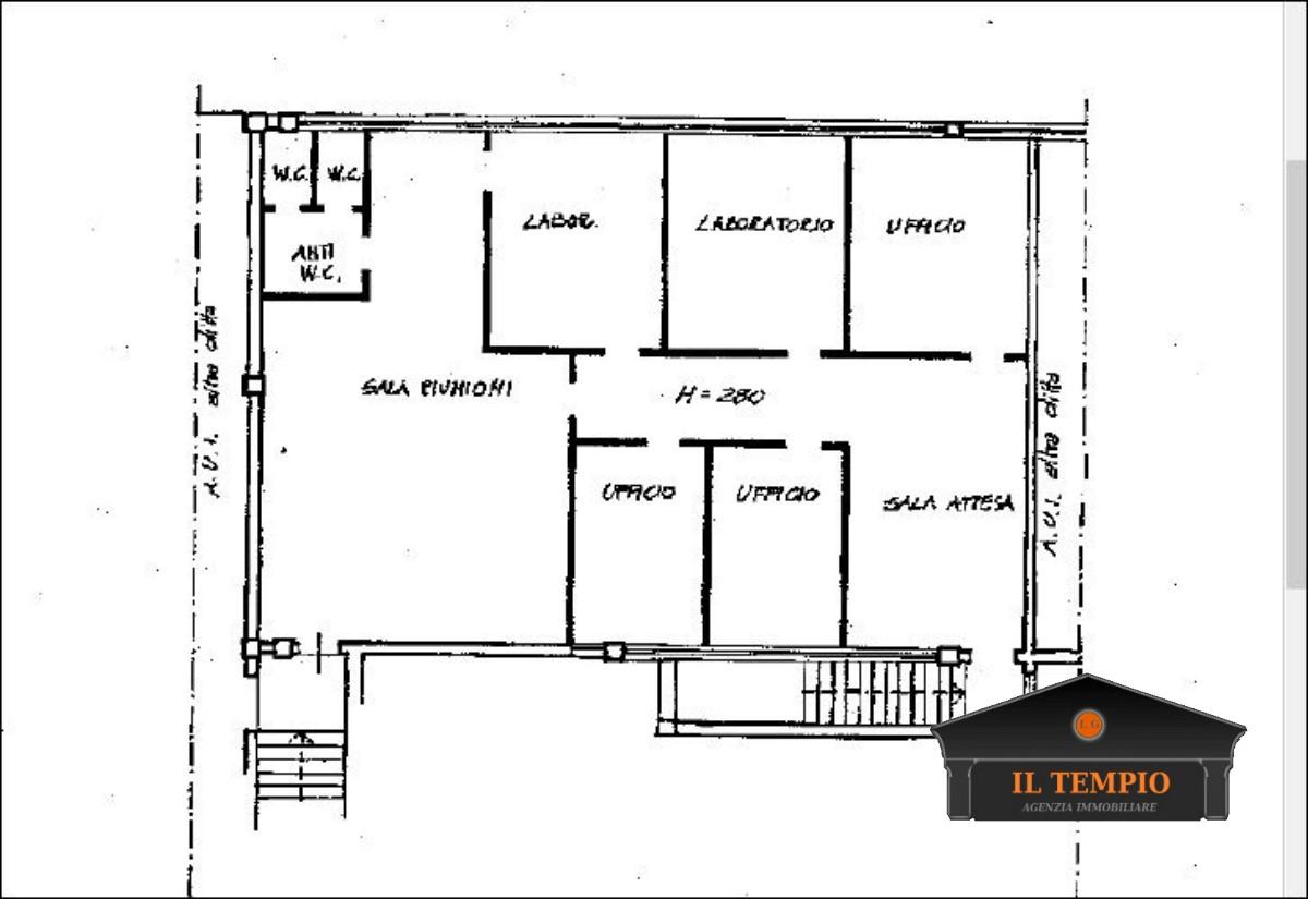 Ufficio in Via Volta, Arcugnano, {3} - Planimetria 1