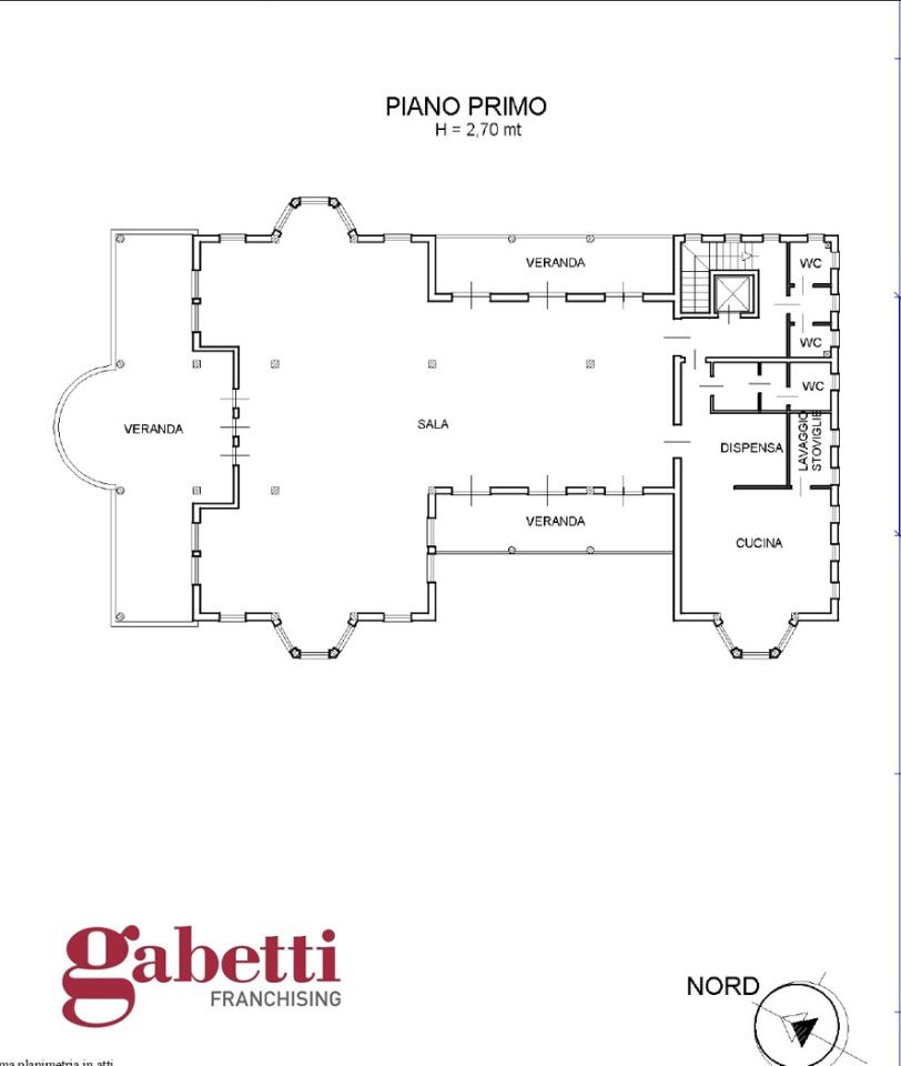 Negozio in Via Gionmaria Volonte 1, Sassari, {3} - Planimetria 1