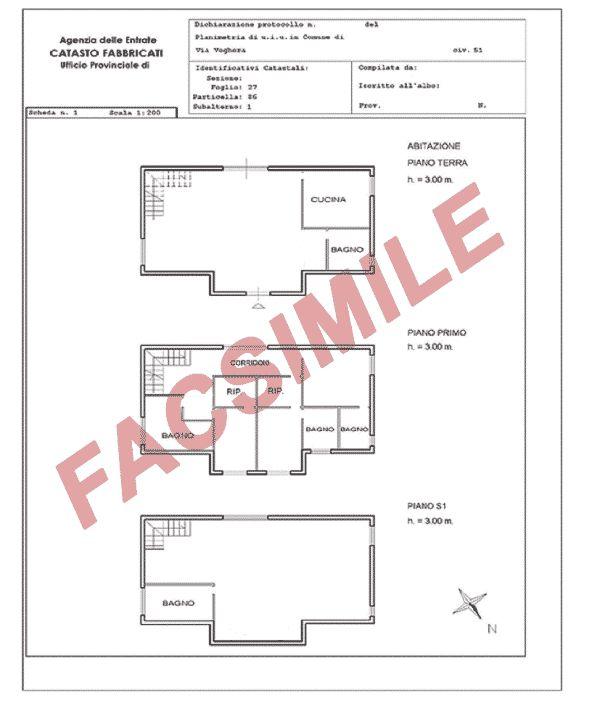 Bar in Via Riva, 1, Montemurlo 3, Montemurlo, {3} - Planimetria 1