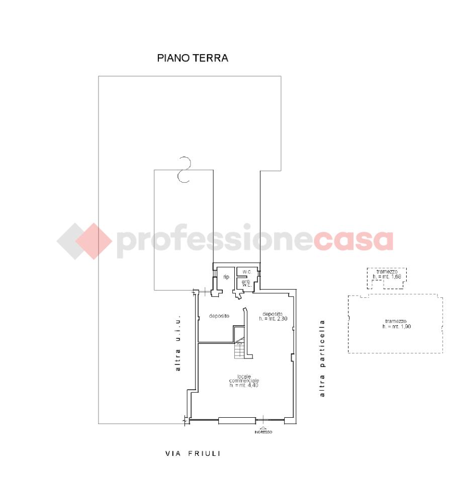Negozio in Via Friuli  7c, Taranto, {3} - Planimetria 1