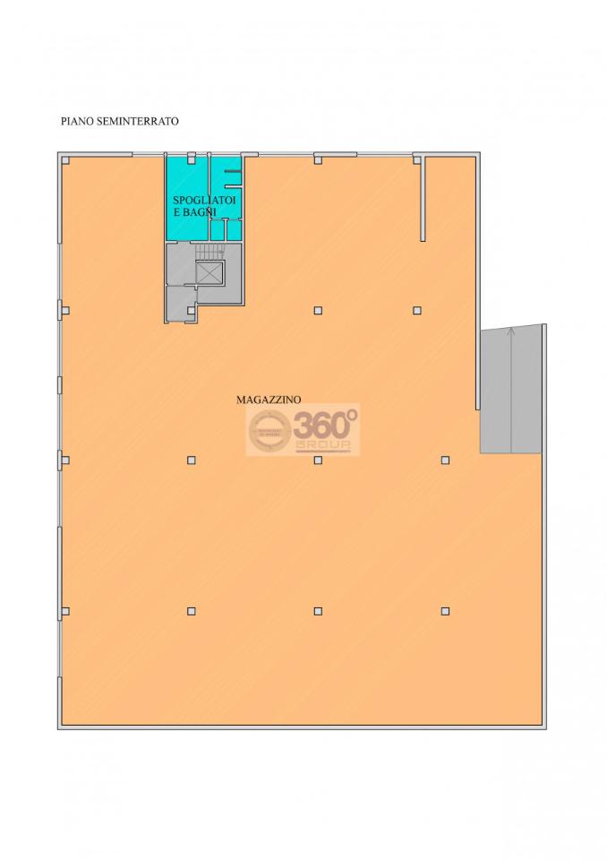 Magazzino in Via Enrico Mattei, Passirano, {3} - Planimetria 1