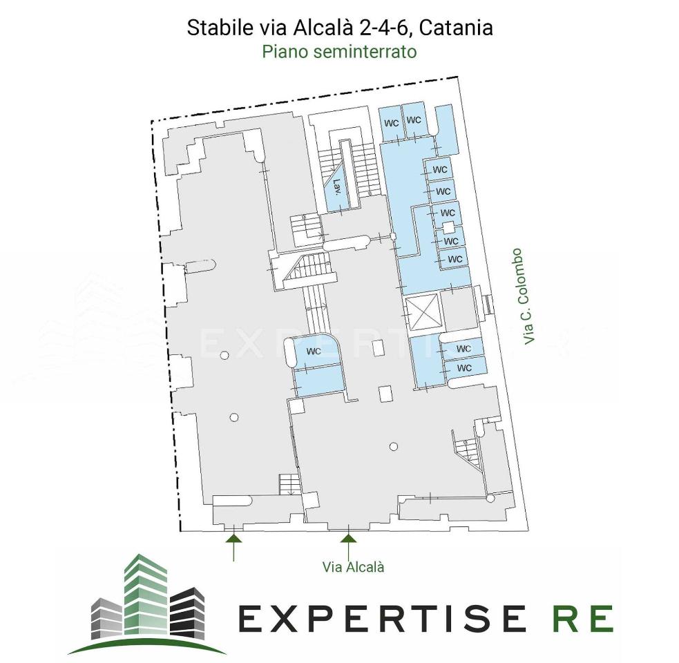 Capannone in Via Alcalà 2-4-6, Catania, {3} - Planimetria 1