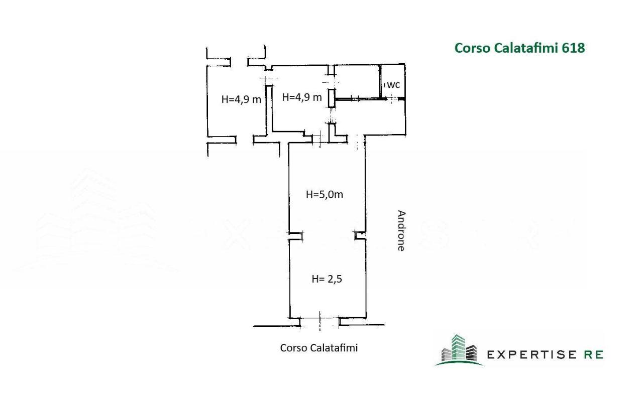 Negozio in Corso Calatafimi 618, Palermo, {3} - Planimetria 1