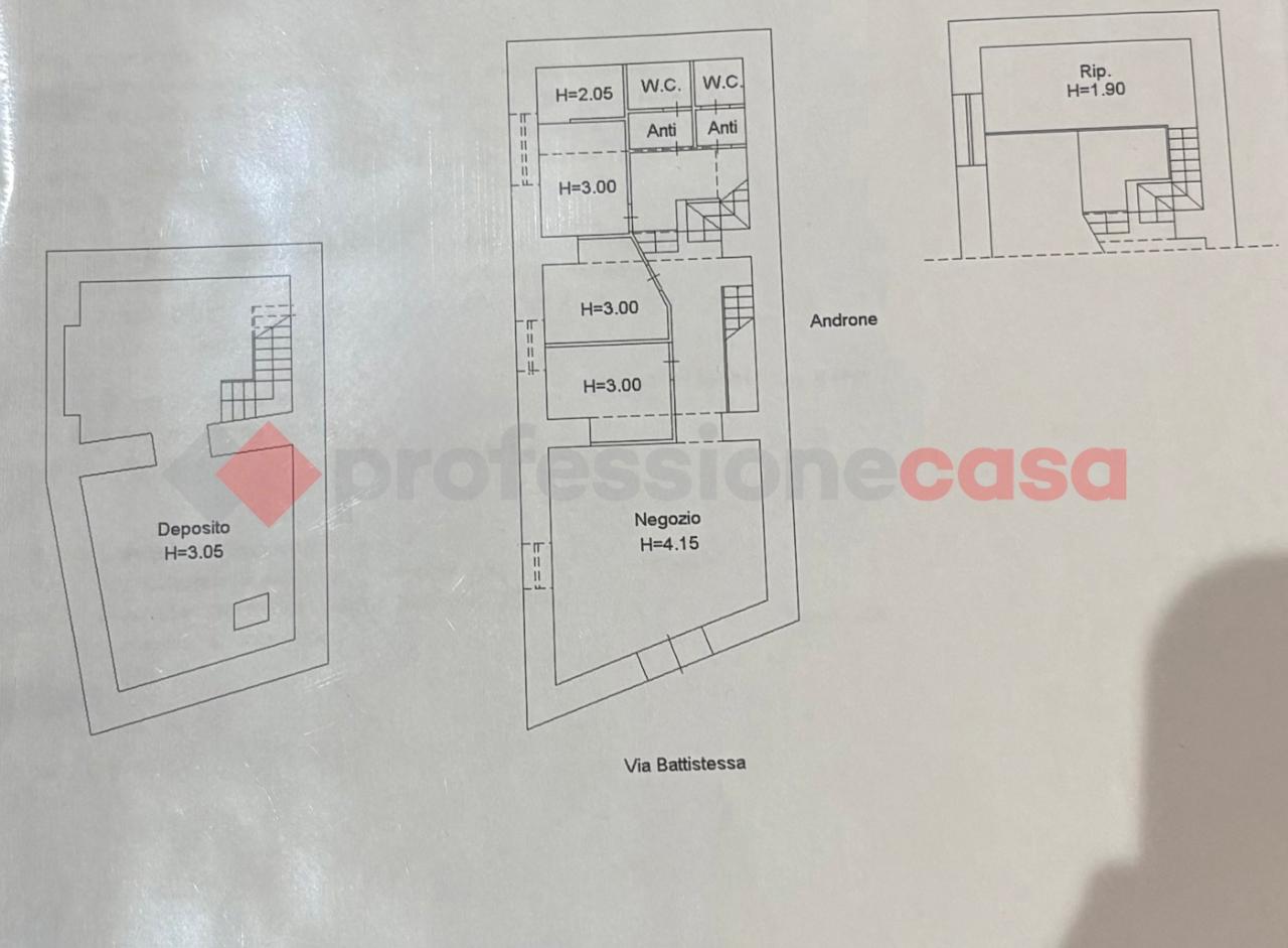 Negozio in Via Battistessa  29, Caserta, {3} - Planimetria 1