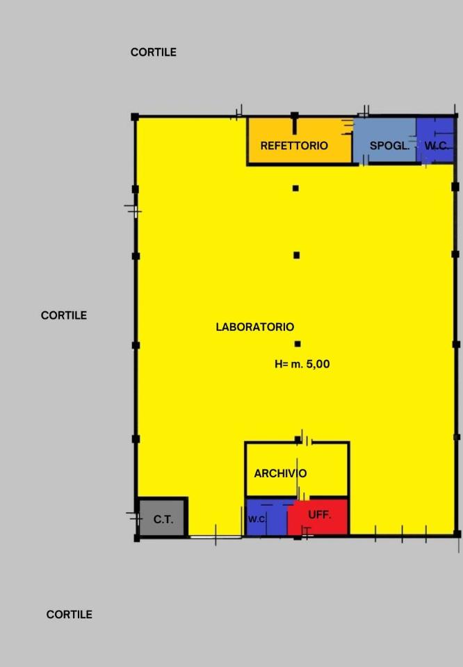 Laboratorio in , Vimodrone, {3} - Planimetria 1