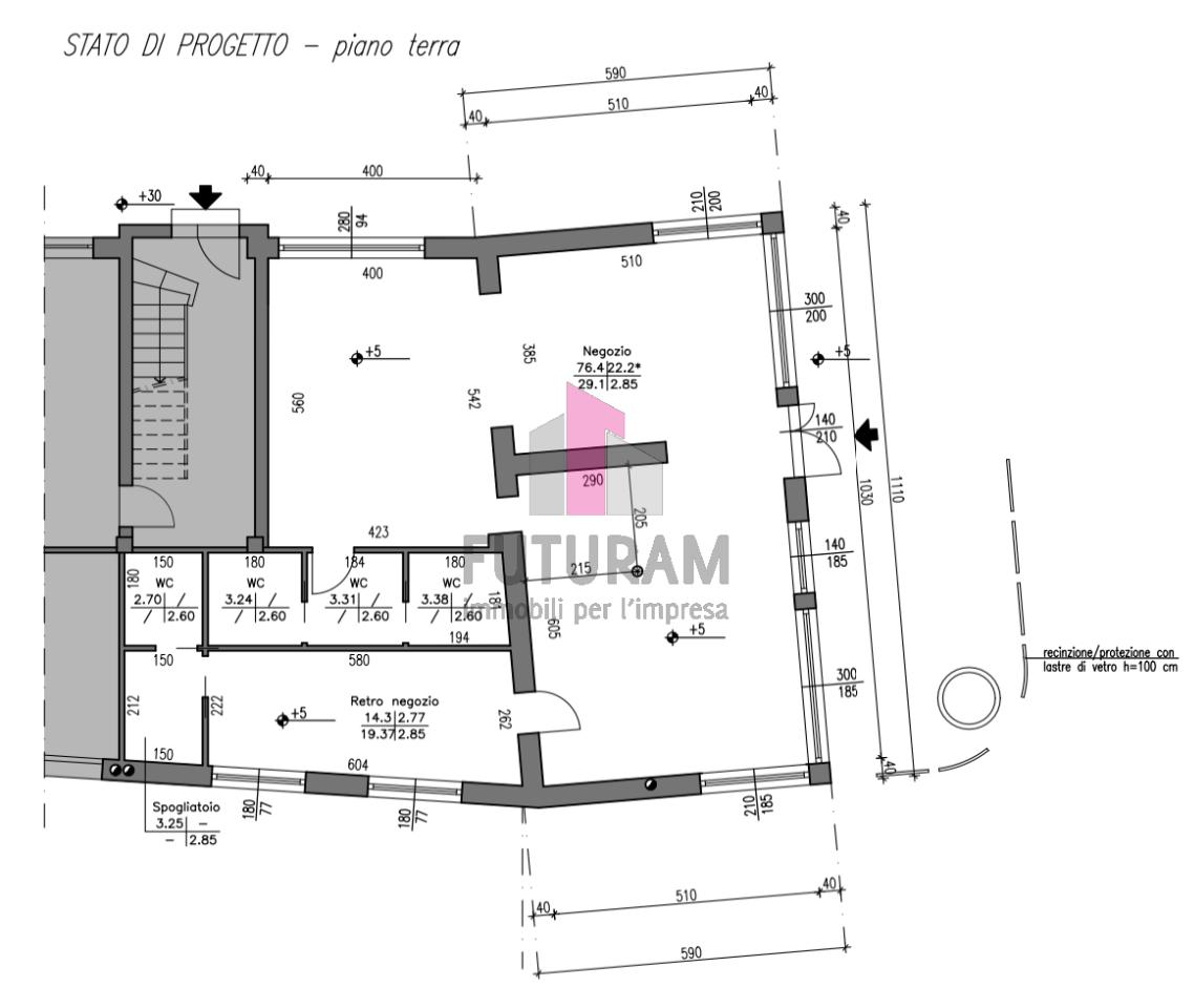 Negozio in Via Roma, Breganze, {3} - Planimetria 1