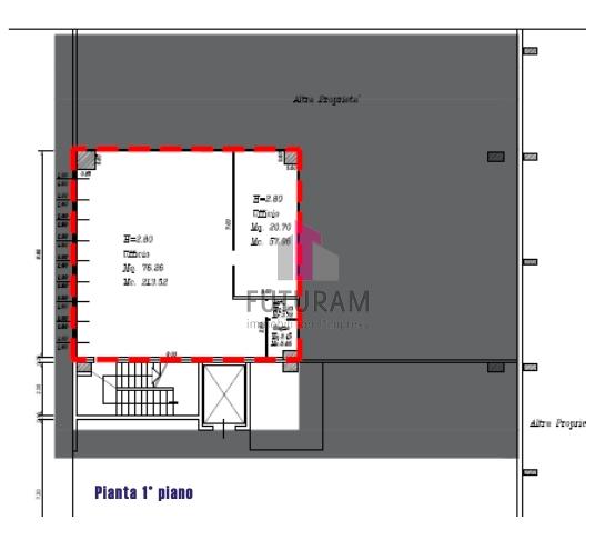 Ufficio in Statale del Santo 999999, Limena, {3} - Planimetria 1