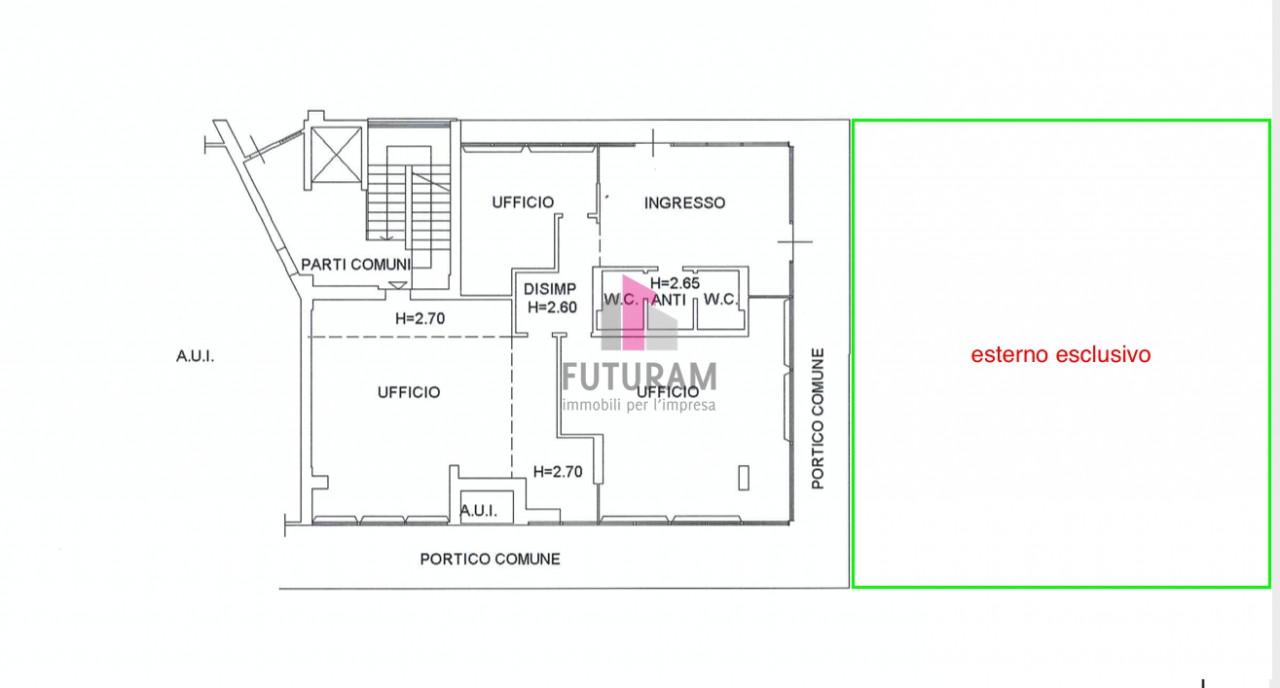Ufficio in Via Camerini, Piazzola Sul Brenta, {3} - Planimetria 1