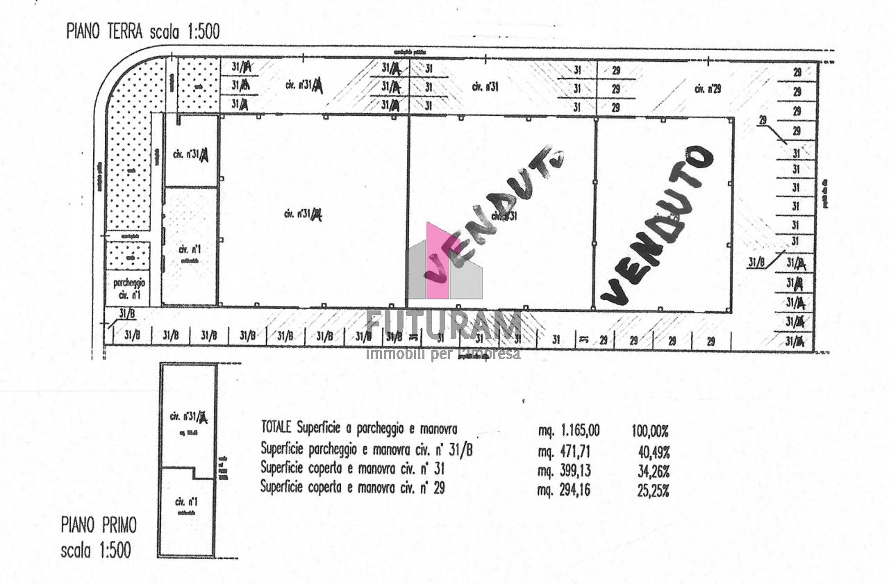 Capannone in Via San Pietro, Vigodarzere, {3} - Planimetria 1