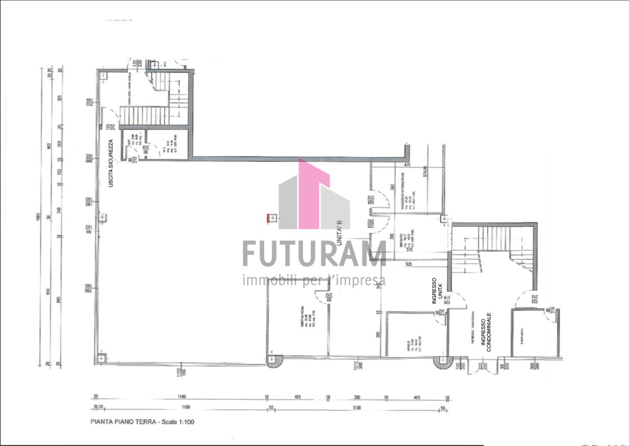 Ufficio in Via Fermi, Piazzola Sul Brenta, {3} - Planimetria 1