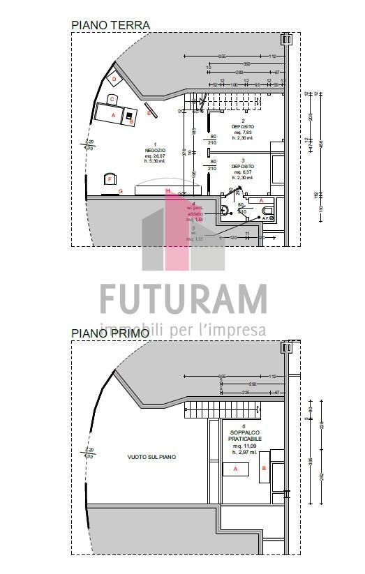 Negozio in {3}, - Planimetria 1