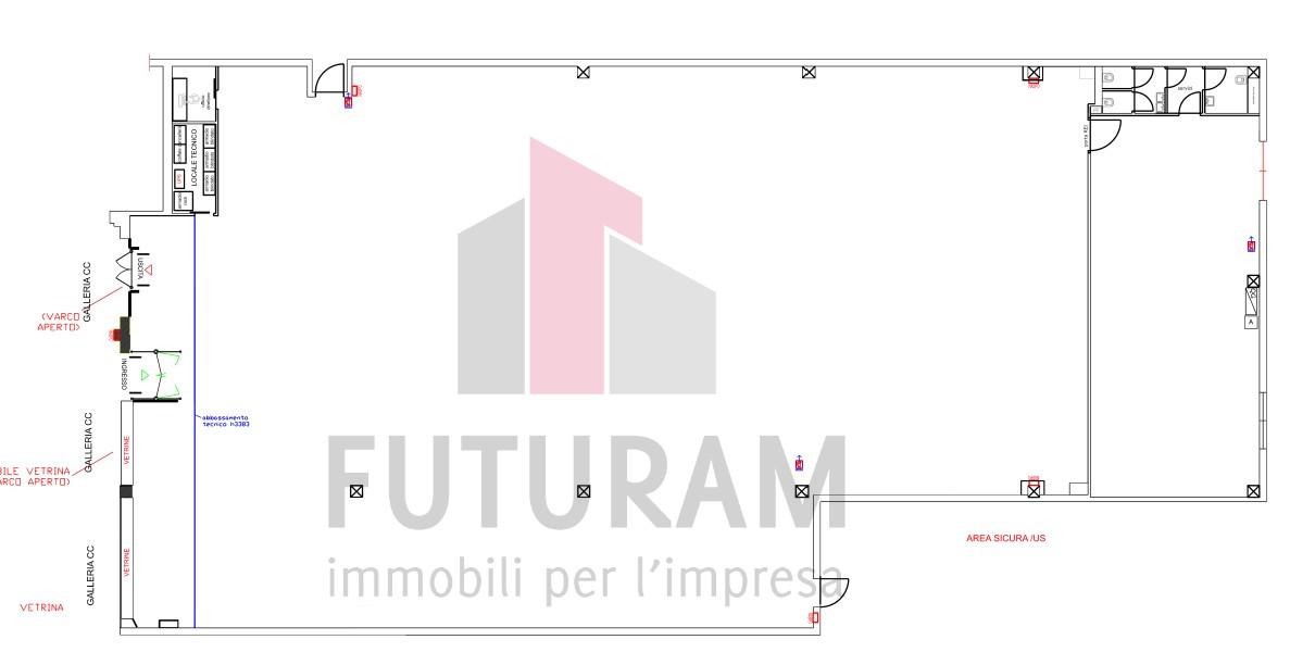Negozio in Via Masetti, Badia Polesine, {3} - Planimetria 1