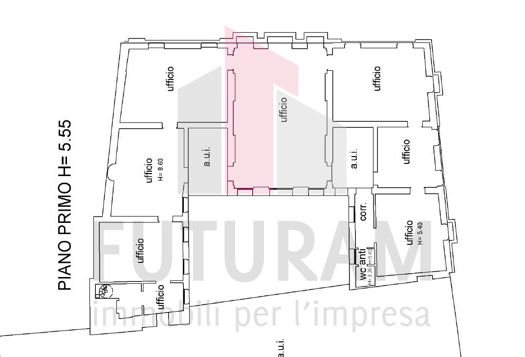 Ufficio in Corso Palladio, Vicenza, {3} - Planimetria 1