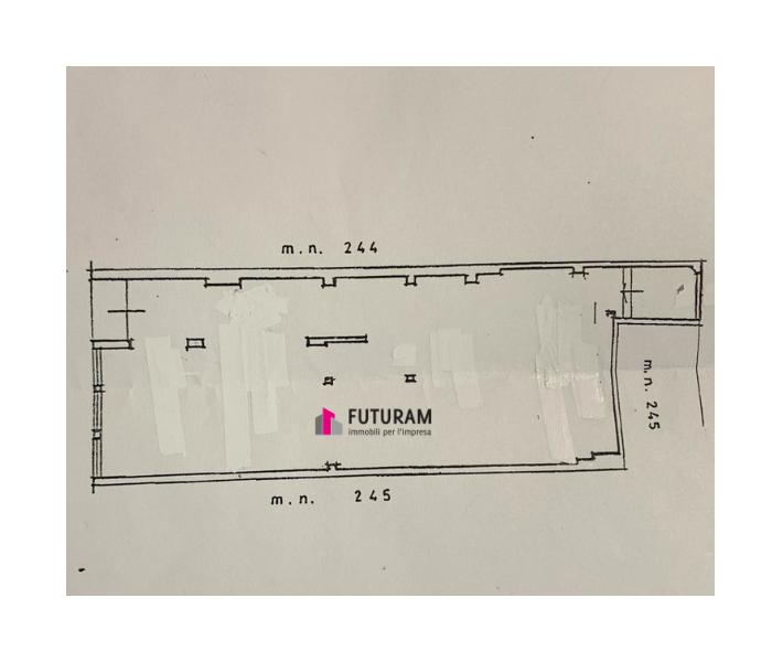 Negozio in Viale Ortigara, Vicenza, {3} - Planimetria 1