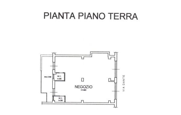 Negozio in Via Dante Alighieri, Putignano, {3} - Planimetria 1