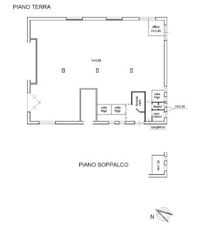Negozio in Via Michele Latorre, Castellana Grotte, {3} - Planimetria 1