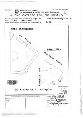 Negozio in Estramurale a Mezzogiorno 145, Putignano, {3} - Planimetria 1