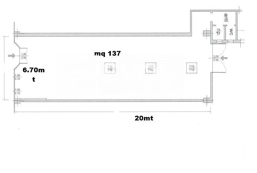 Negozio in Ss 13 Bivio Taboga 140, Gemona Del Friuli, {3} - Planimetria 1
