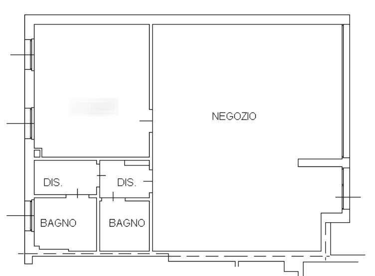 Negozio in Via Martin Luther King 34, Grassobbio, {3} - Planimetria 1