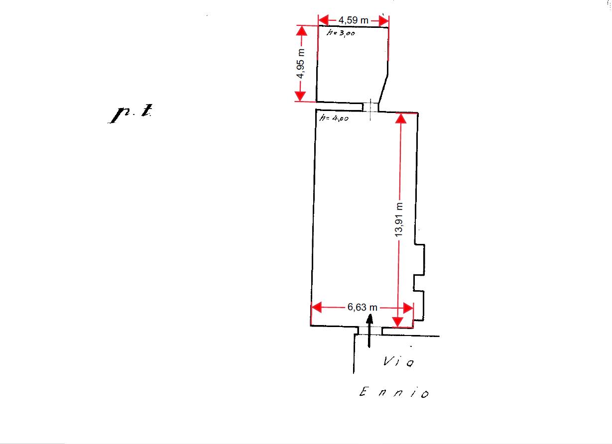Magazzino in Via Ennio 138, Grottaglie, {3} - Planimetria 1