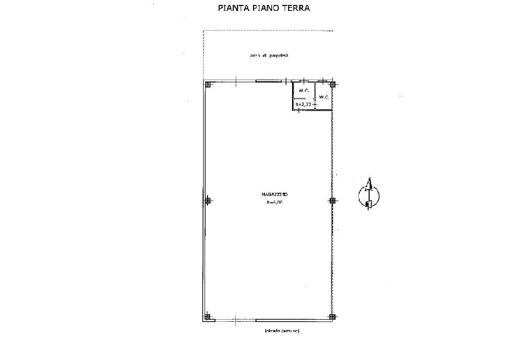 Magazzino in Via Maretti 1, San Daniele Po, {3} - Planimetria 1