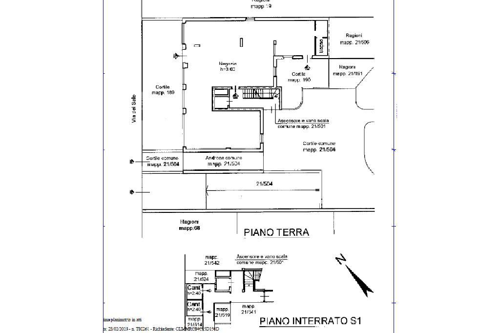 Negozio in Via del Sale 46, Cremona, {3} - Planimetria 1