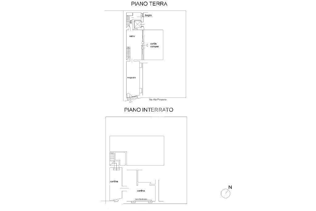 Negozio in Via Ala Ponzone 15, Cremona, {3} - Planimetria 1