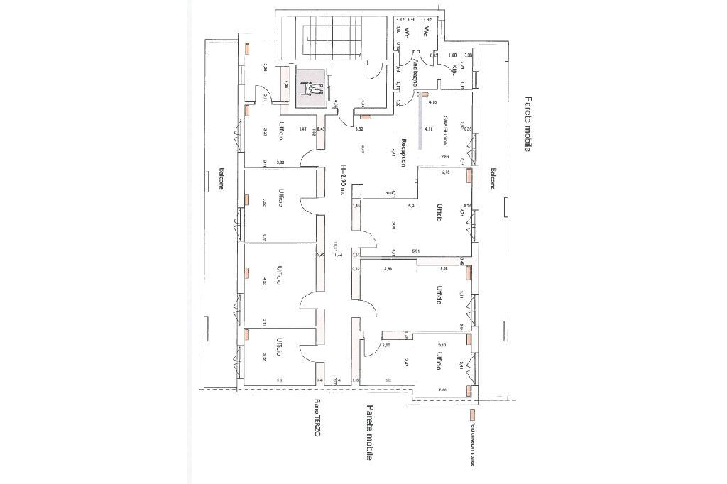 Ufficio in Via Dante Ruffini 28, Cremona, {3} - Planimetria 1