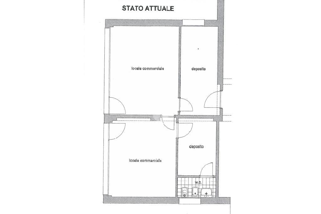 Negozio in Via Vincenzo Guindani, Cremona, {3} - Planimetria 1