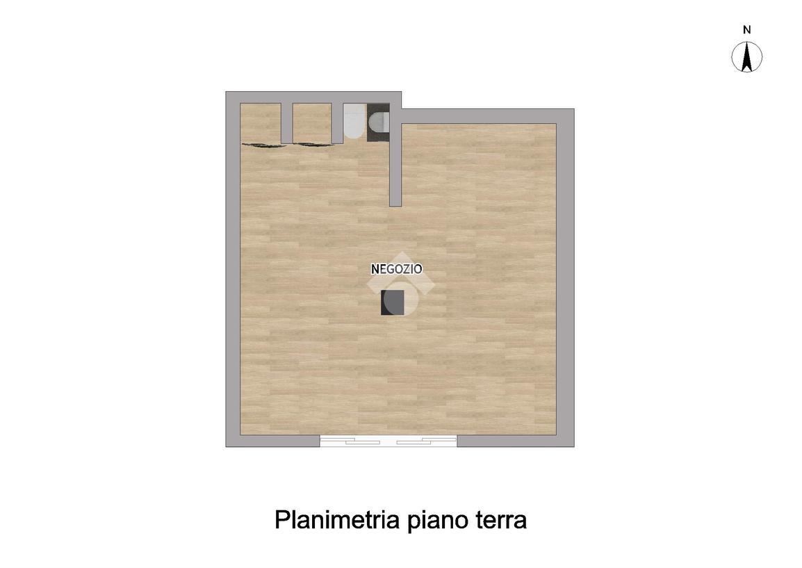 Negozio in Via Giuseppe Garibotti, Cremona, {3} - Planimetria 1