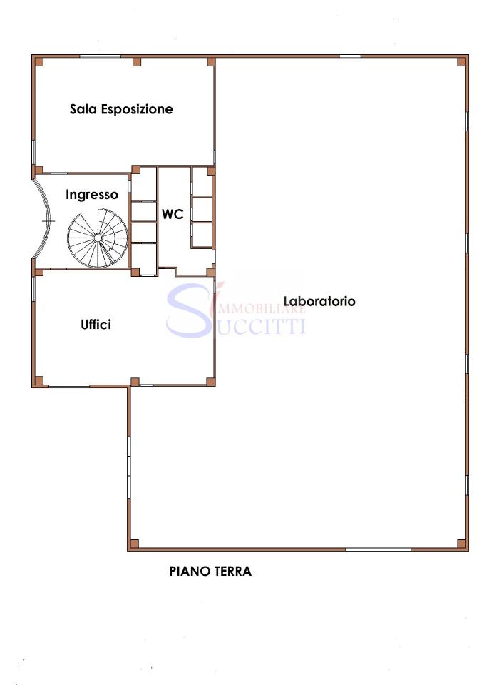Capannone in Loc. Rovano - Zona Artigianale, Mosciano Sant'Angelo, {3} - Planimetria 1