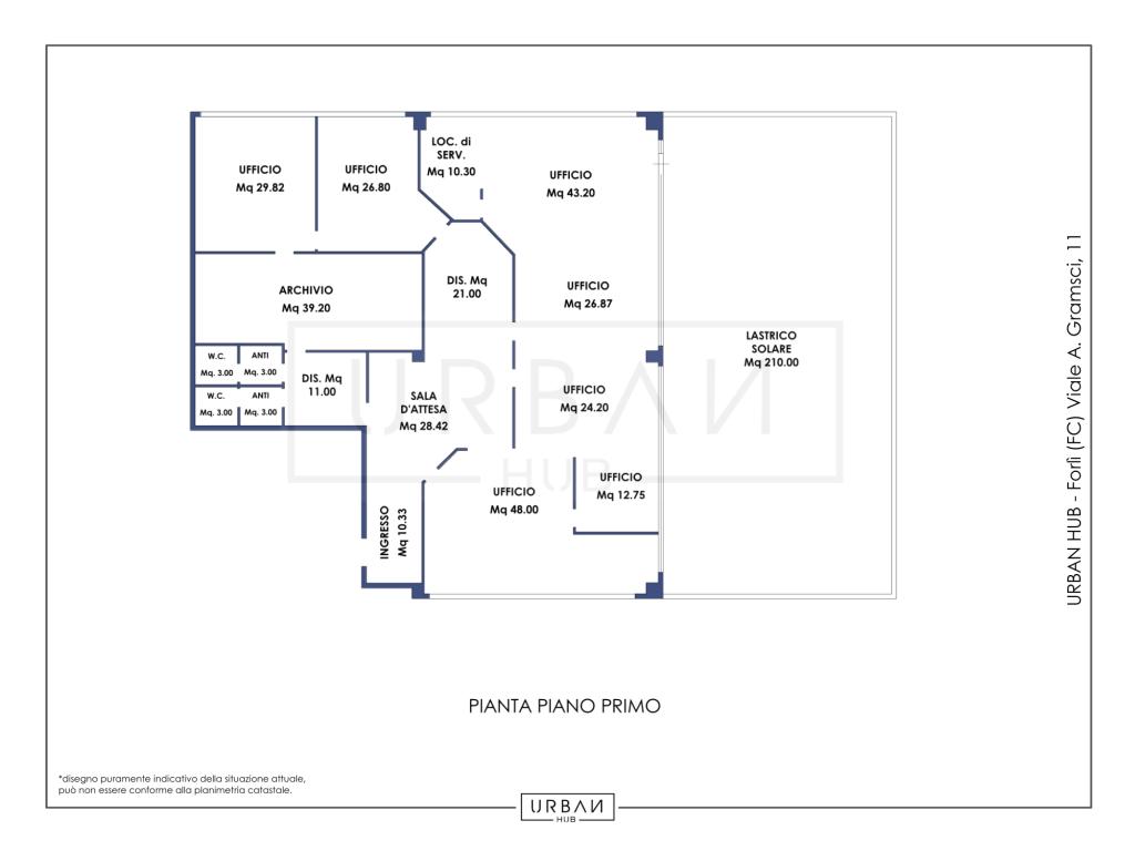 Ufficio in , Forli', {3} - Planimetria 1