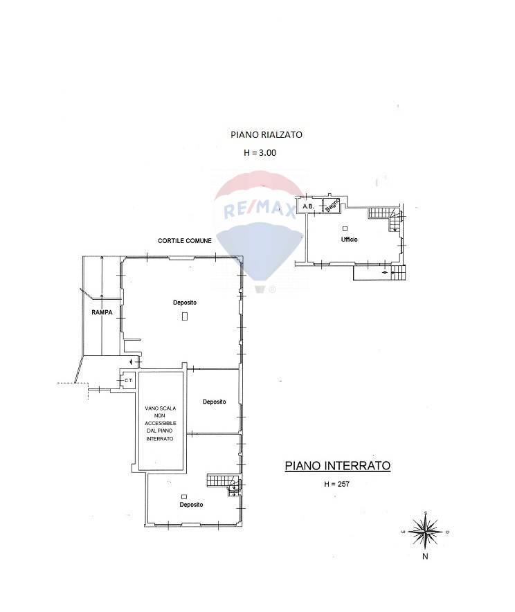 Ufficio in Via San Maurizio al Lambro 69, Brugherio, {3} - Planimetria 1