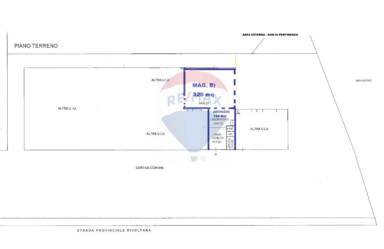 Capannone in Via Buozzi 21, Liscate, {3} - Planimetria 1