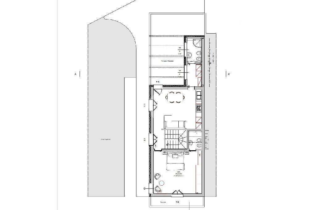 Ufficio in Via Antonio Gramsci 11, Gambettola, {3} - Planimetria 1
