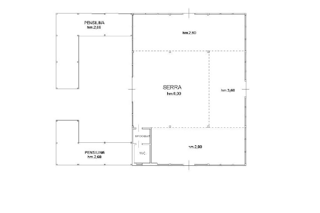 Capannone in Via S. Mauro, Bellaria-Igea Marina, {3} - Planimetria 1