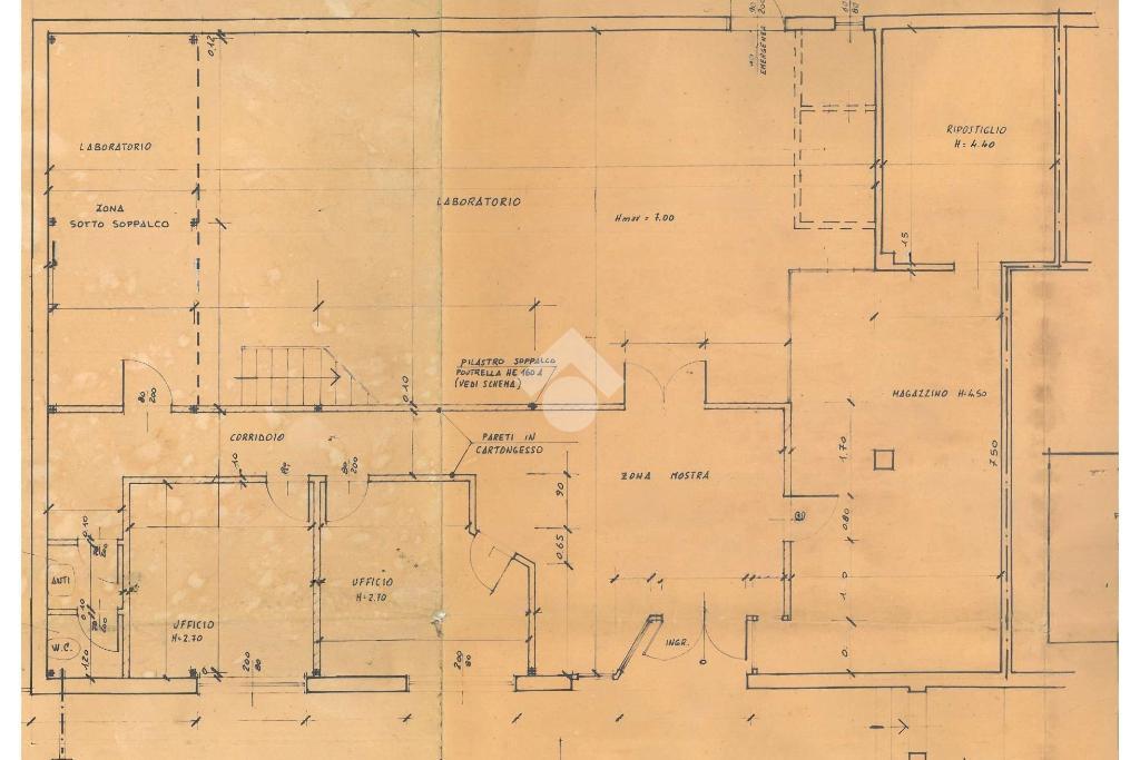 Capannone in Via F.Baracca 19, Gambettola, {3} - Planimetria 1