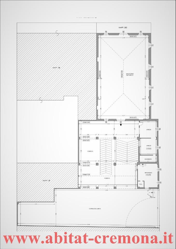 Magazzino in Via Costone di Sotto 1a, Cremona, {3} - Planimetria 1
