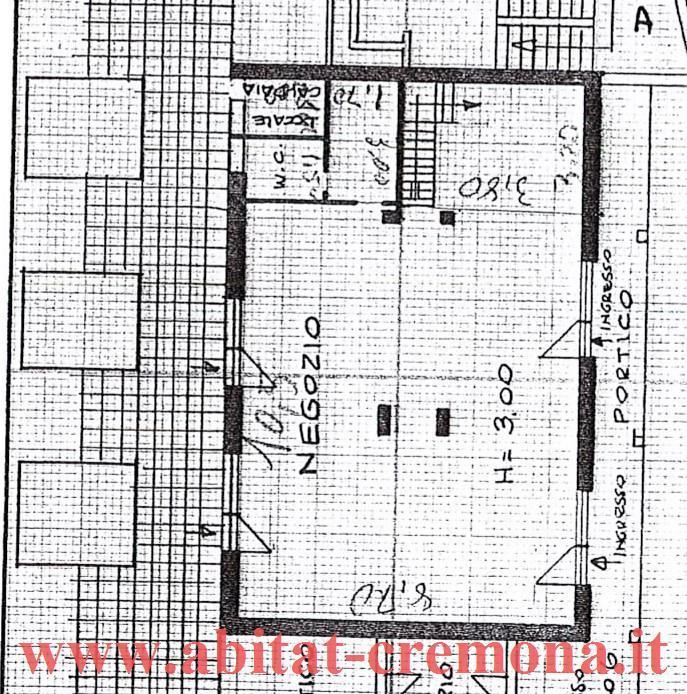 Ufficio in Via Maffino Maffi 6, Cremona, {3} - Planimetria 1